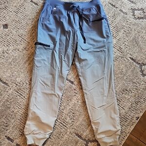 Figs Blue and Gray Gradient Jogger Pants